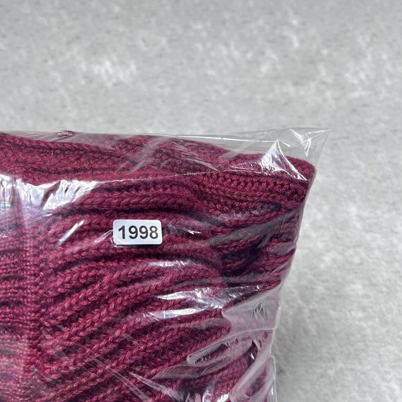 Sam Edelman Sweater Womens Size Medium Maroon V-Neck Knit Sweater - Picture 10 of 10